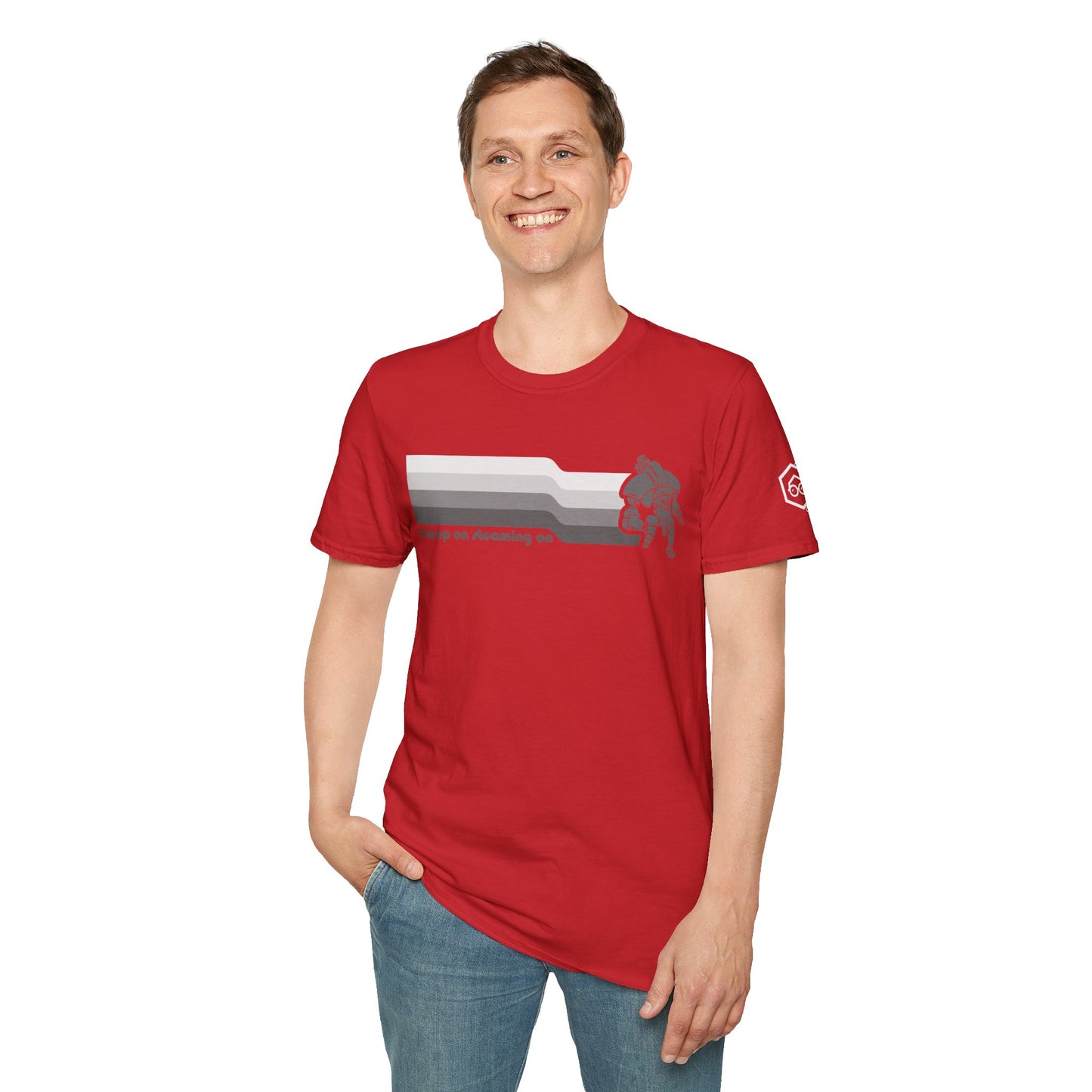 Just Keep On Steaming On - Steam Jack - Unisex Softstyle T-Shirt