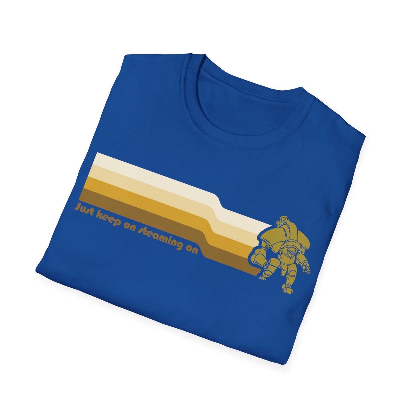 Just Keep On Steaming On - Steam Jack - Unisex Softstyle T-Shirt