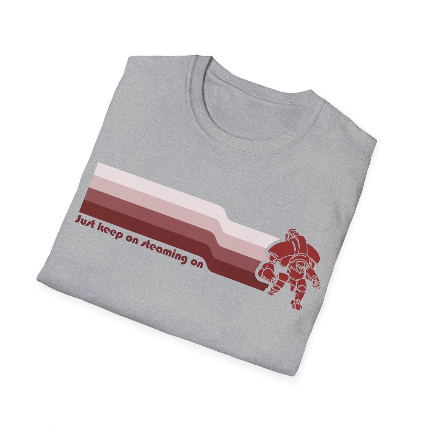 Just Keep On Steaming On - Steam Jack - Unisex Softstyle T-Shirt