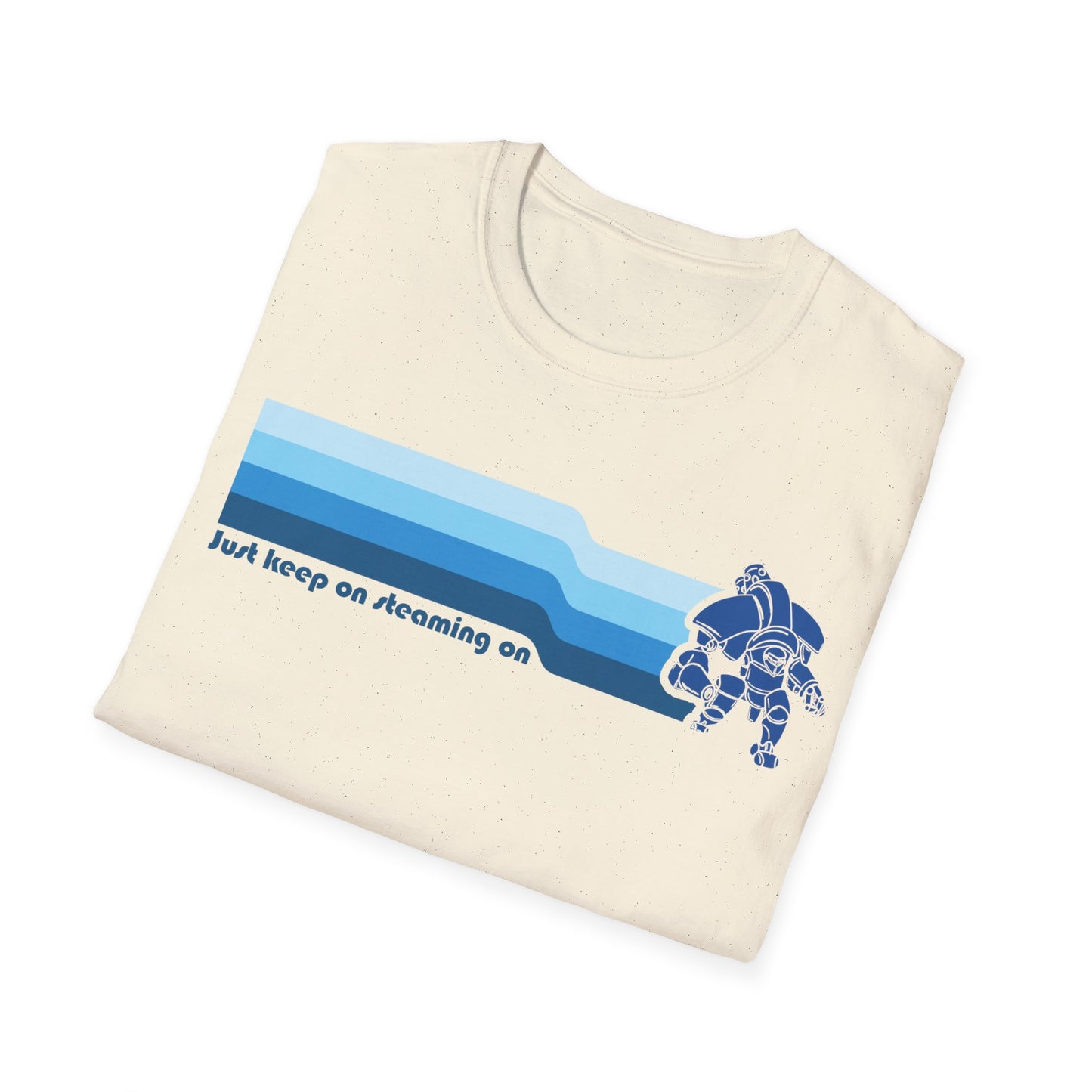 Just Keep On Steaming On - Steam Jack - Unisex Softstyle T-Shirt