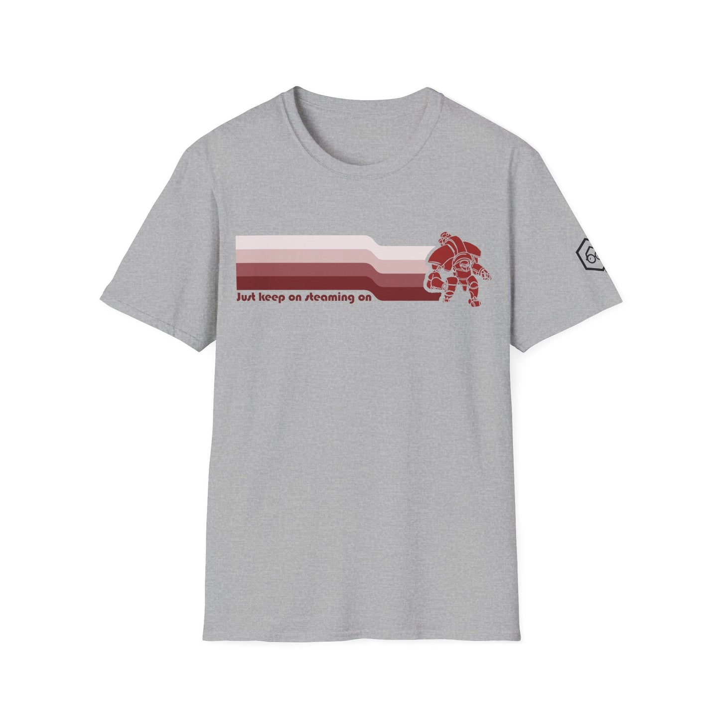 Just Keep On Steaming On - Steam Jack - Unisex Softstyle T-Shirt