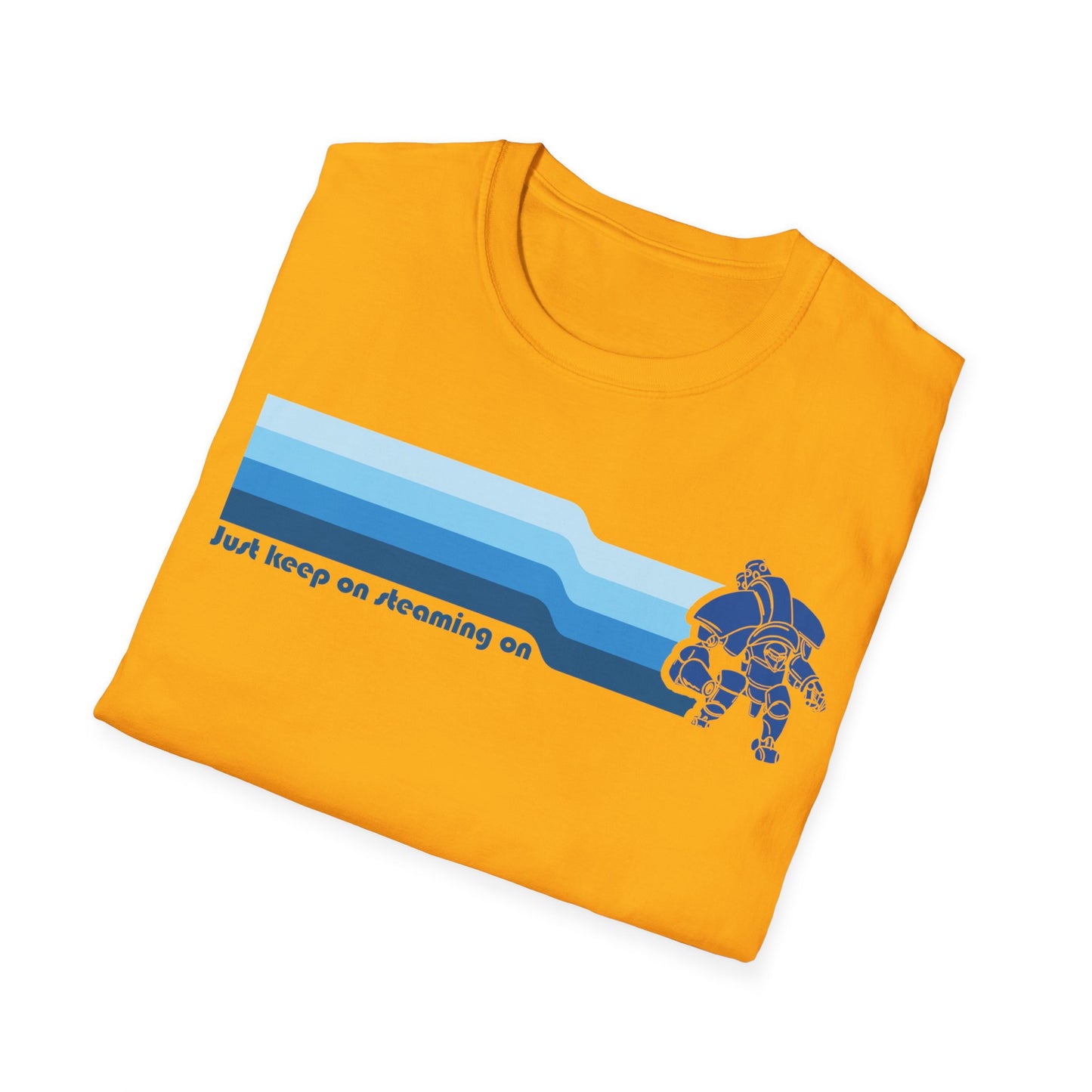 Just Keep On Steaming On - Steam Jack - Unisex Softstyle T-Shirt