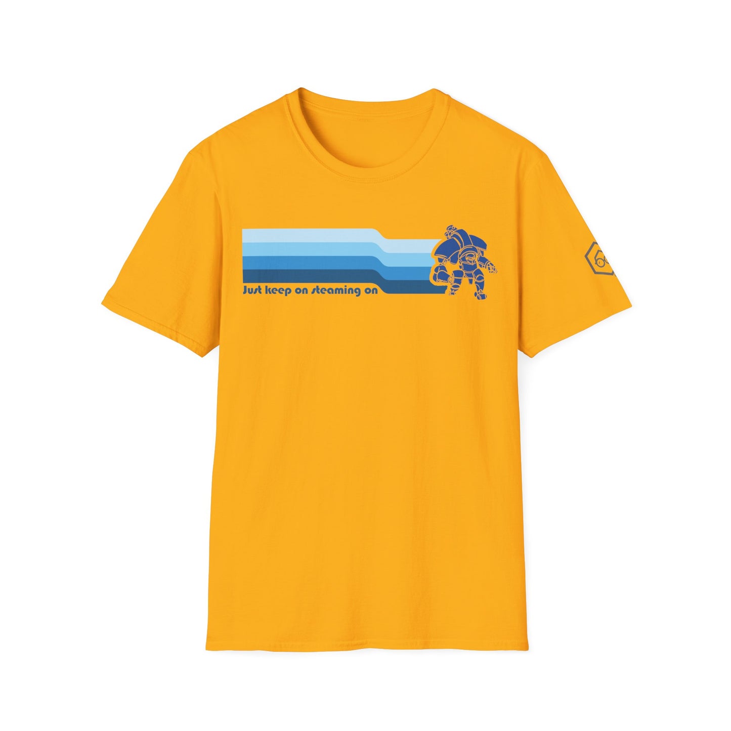 Just Keep On Steaming On - Steam Jack - Unisex Softstyle T-Shirt