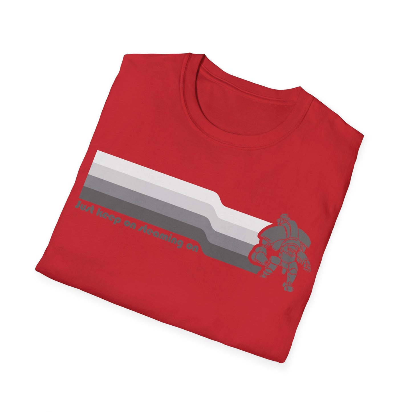 Just Keep On Steaming On - Steam Jack - Unisex Softstyle T-Shirt