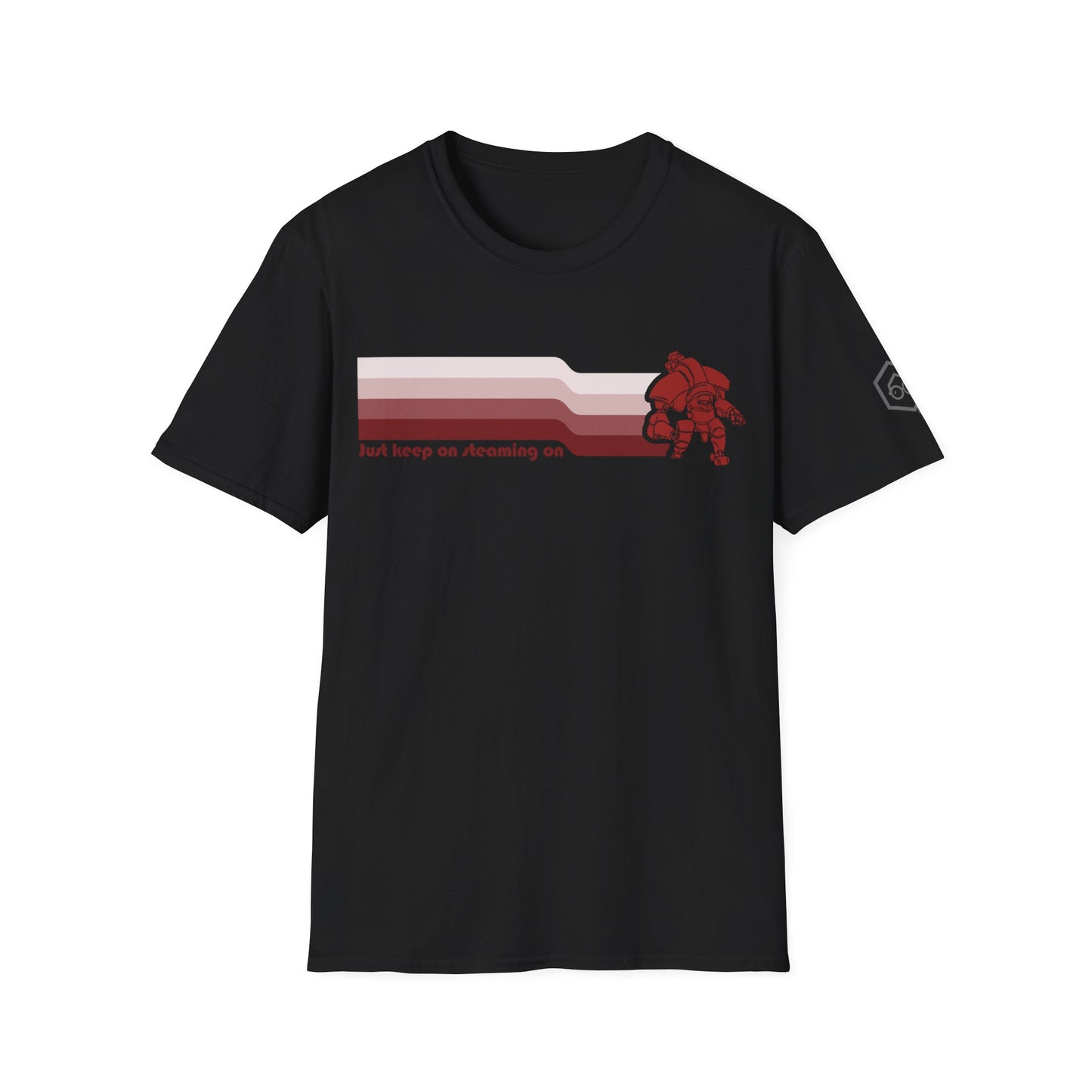 Just Keep On Steaming On - Steam Jack - Unisex Softstyle T-Shirt