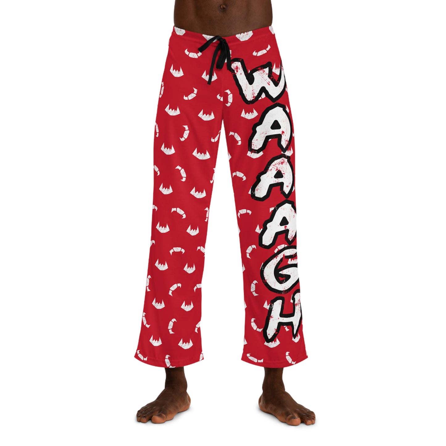 Men's Pajama Pants with Fun WAAGH Design, Cozy Sleepwear, Perfect for Lounging, Gifts for Him, Relaxation Essentials