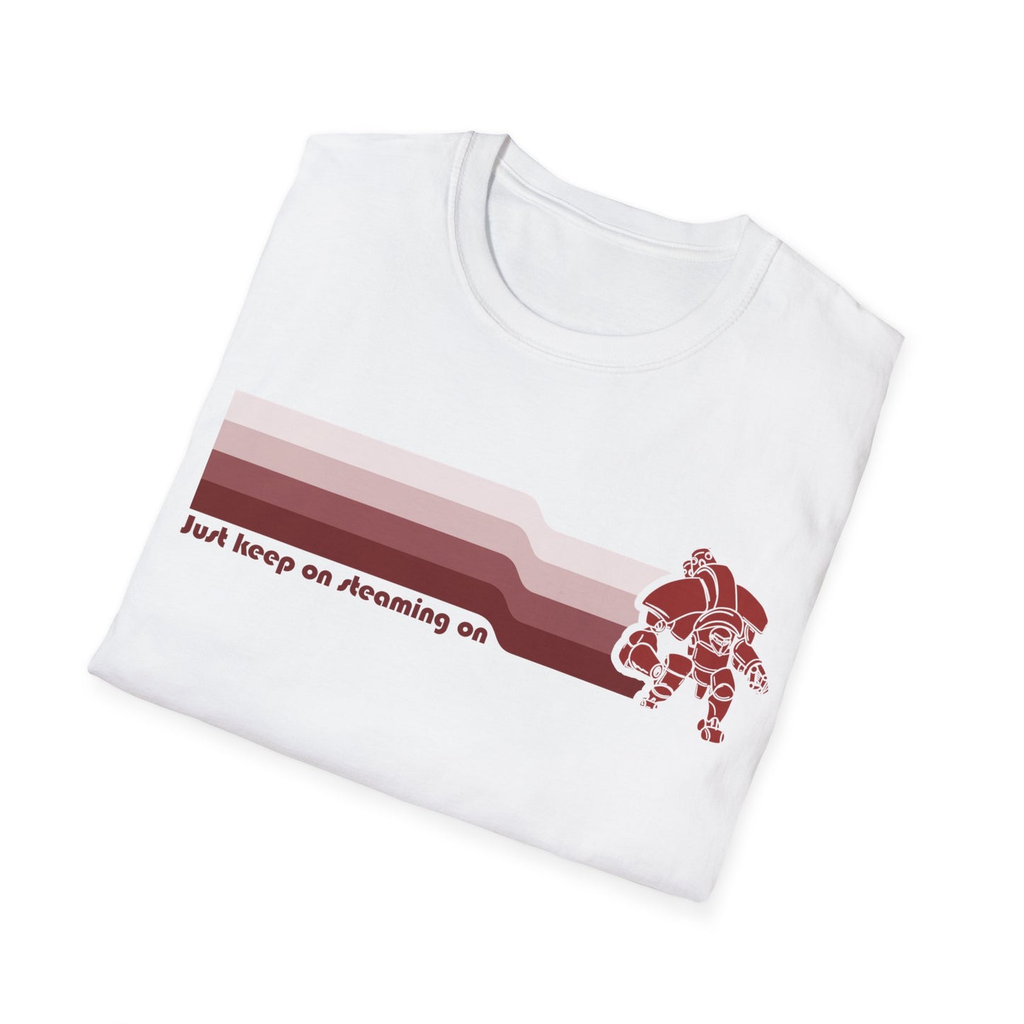 Just Keep On Steaming On - Steam Jack - Unisex Softstyle T-Shirt
