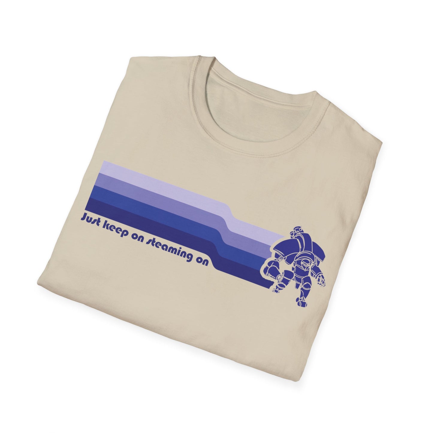 Just Keep On Steaming On - Steam Jack - Unisex Softstyle T-Shirt