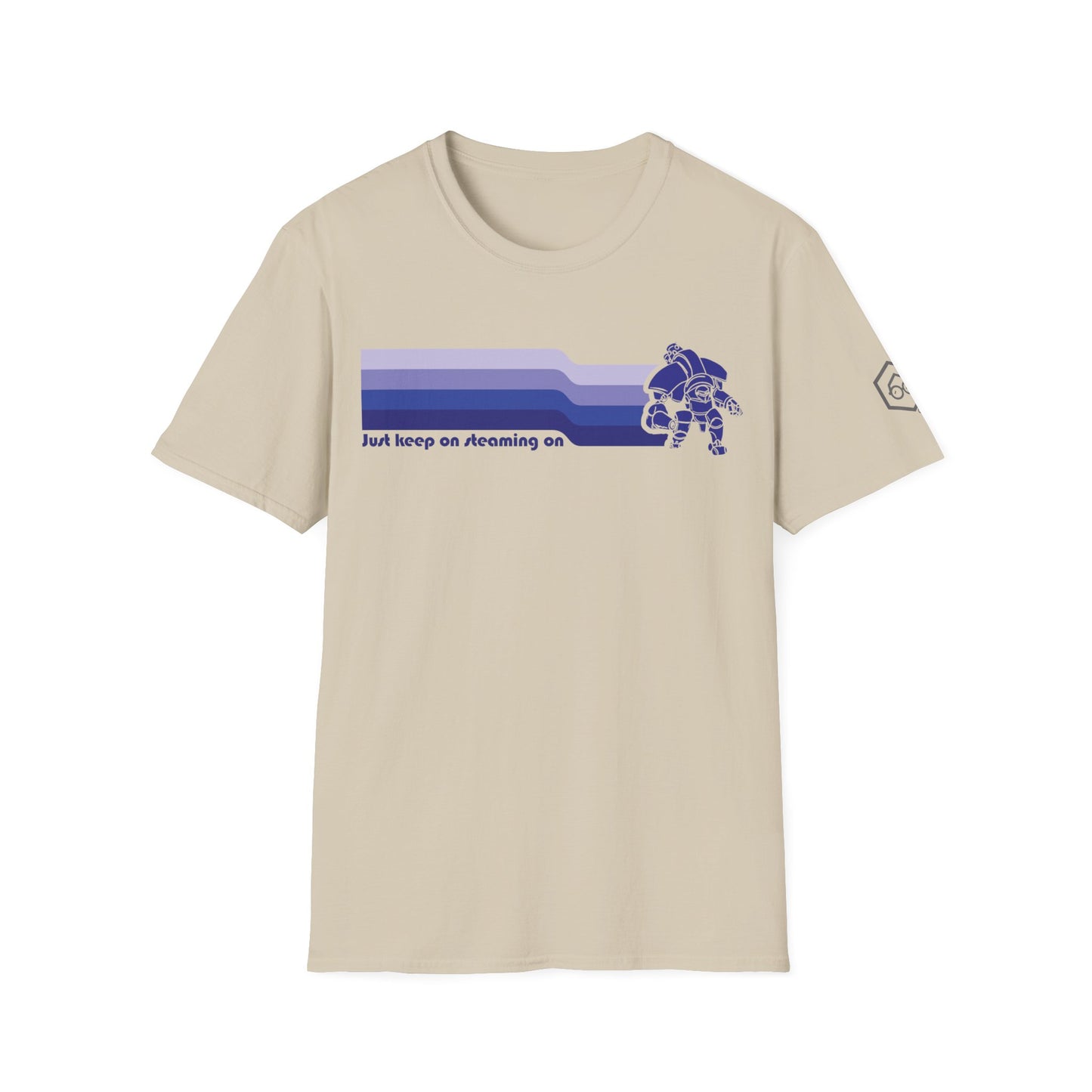 Just Keep On Steaming On - Steam Jack - Unisex Softstyle T-Shirt