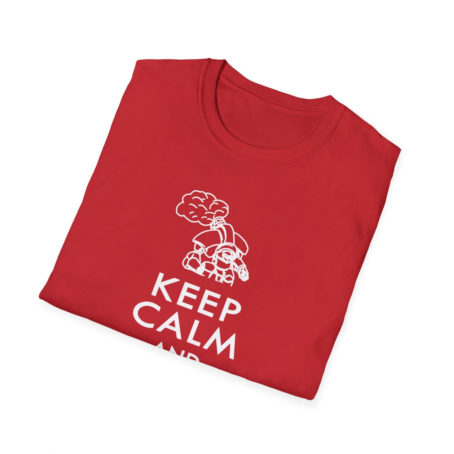 Keep Calm and Steam On - Steam Jack - Unisex Softstyle T-Shirt