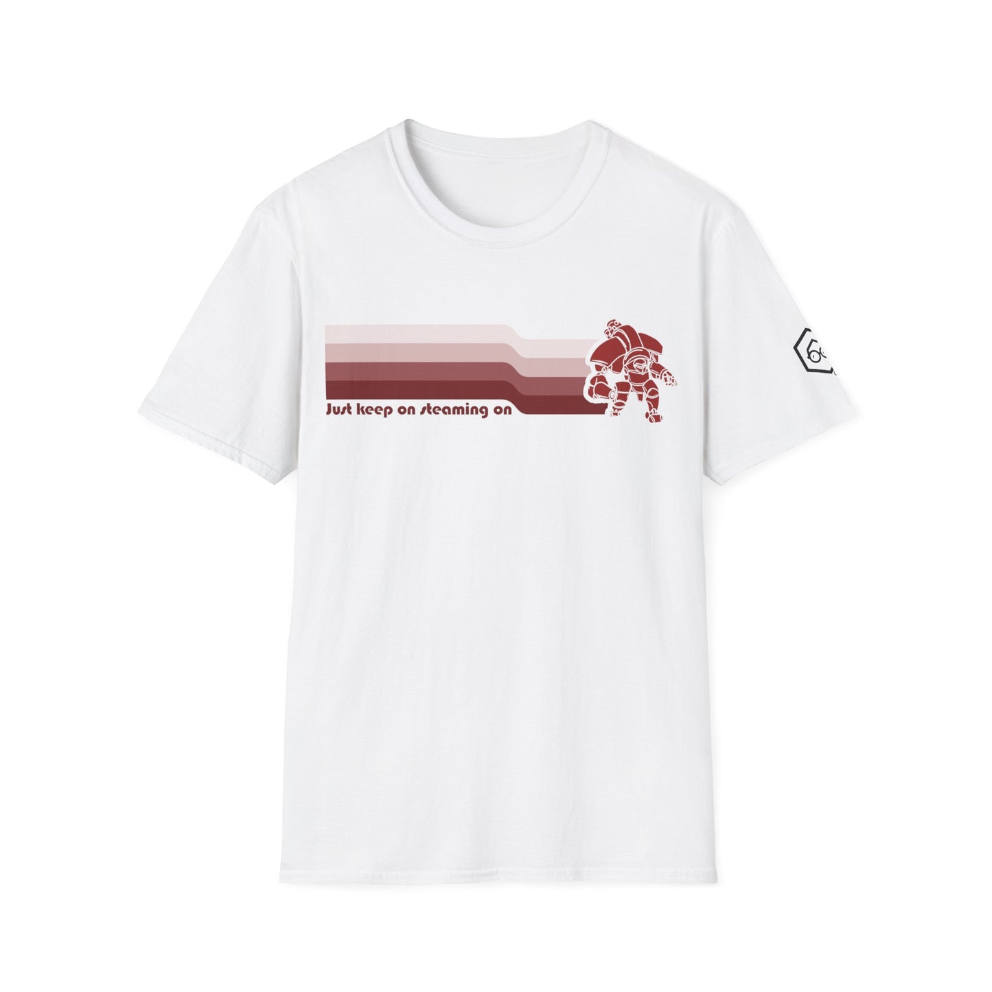 Just Keep On Steaming On - Steam Jack - Unisex Softstyle T-Shirt