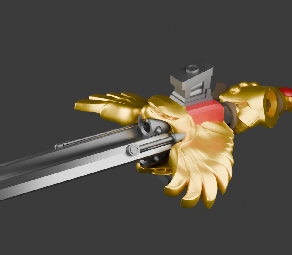 Golden Guardian Swords Stl Collection (15 variations)