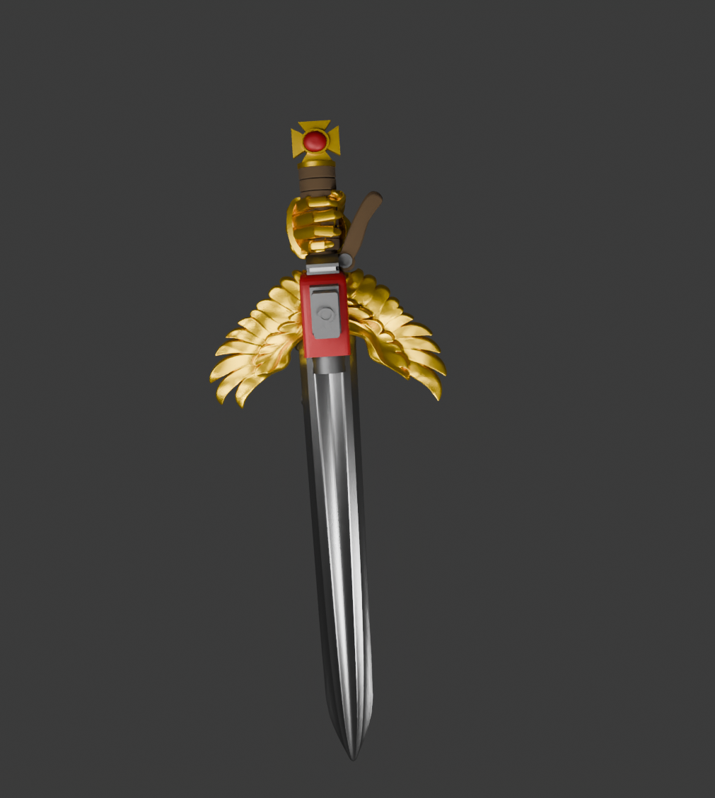 Golden Guardian Swords Stl Collection (15 variations)