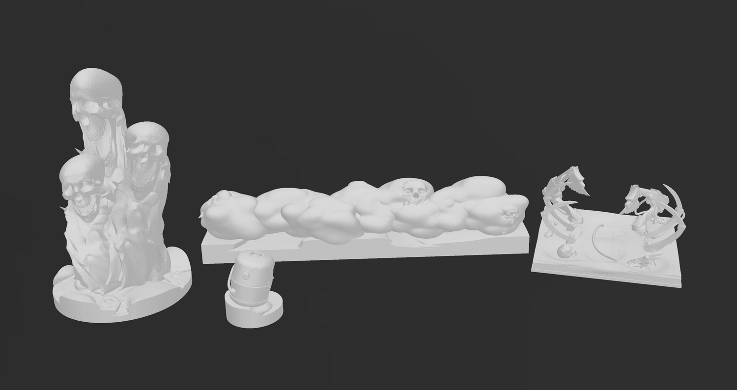 Defenses and Scenic items
