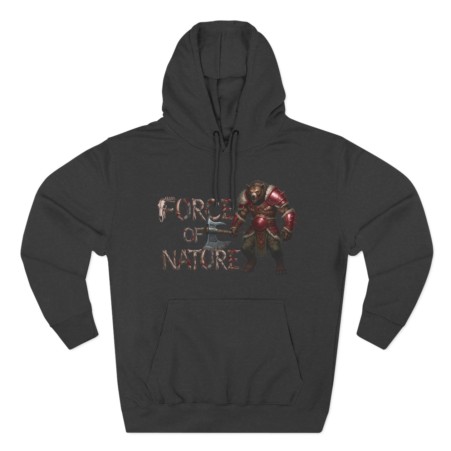 Force of Nature Fleece Hoodie | Cozy Gamer Apparel | Gift for Nerds | Perfect for Fall | Unisex Streetwear