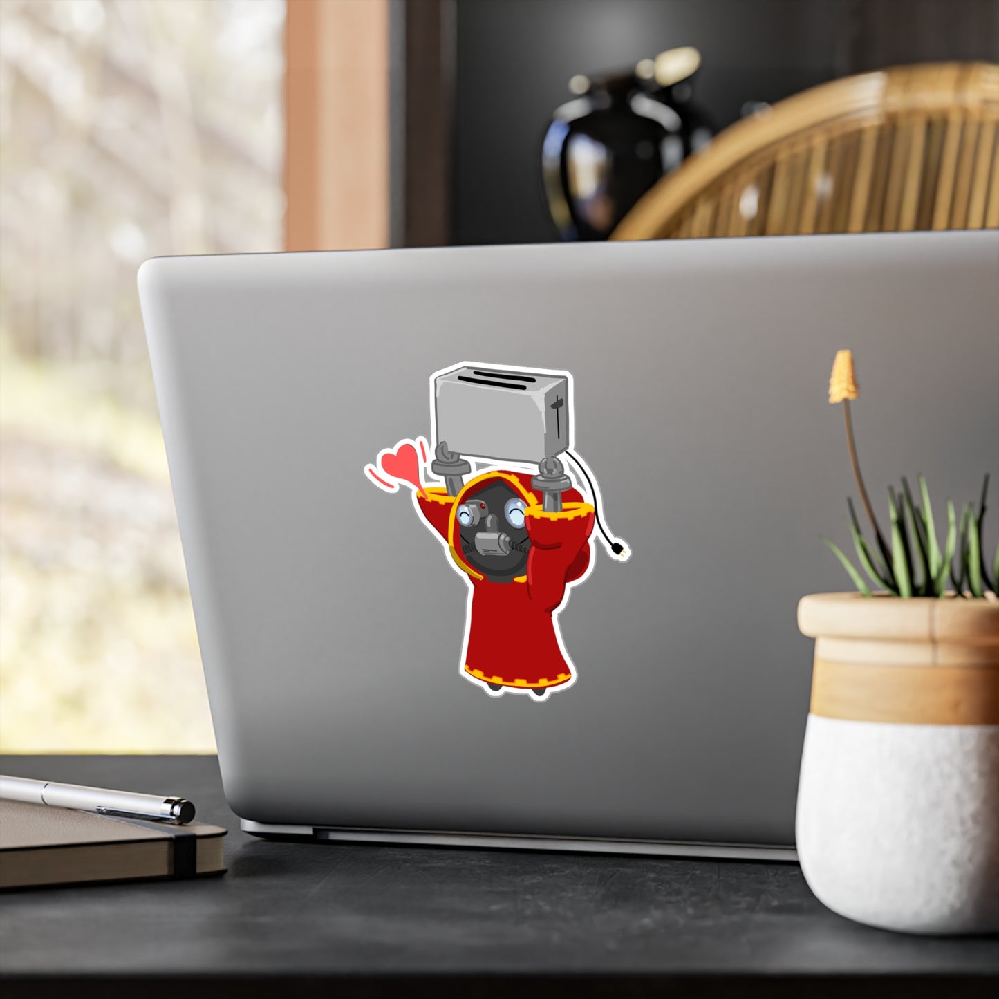 Only In Death - Toaster Lover - Kiss-Cut Outdoor Vinyl Decals