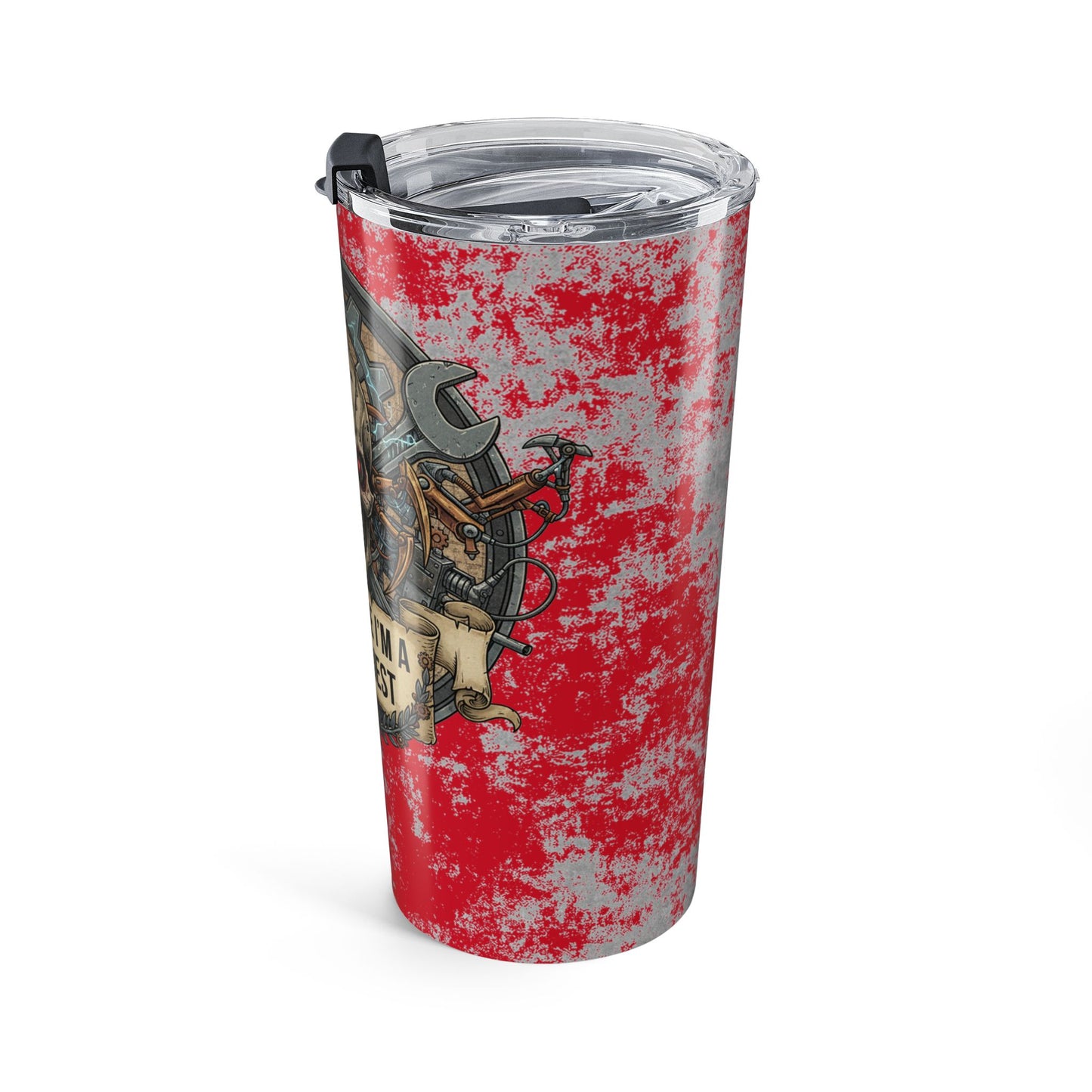 Funny Grimdark Tech Priest 20oz Tumbler