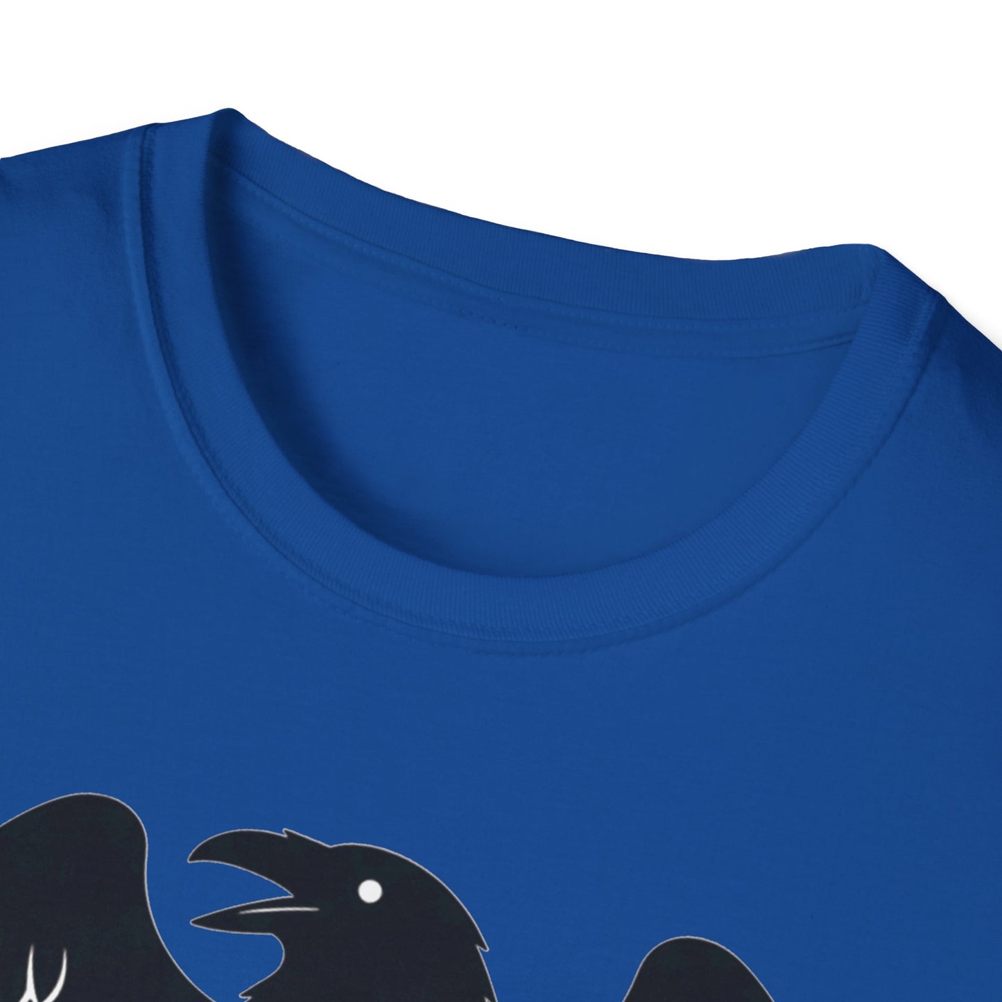 Sarcastic F-Caw-F Raven T-Shirt | Funny Crow Graphic Tee | Gothic Bird Emblem Shirt