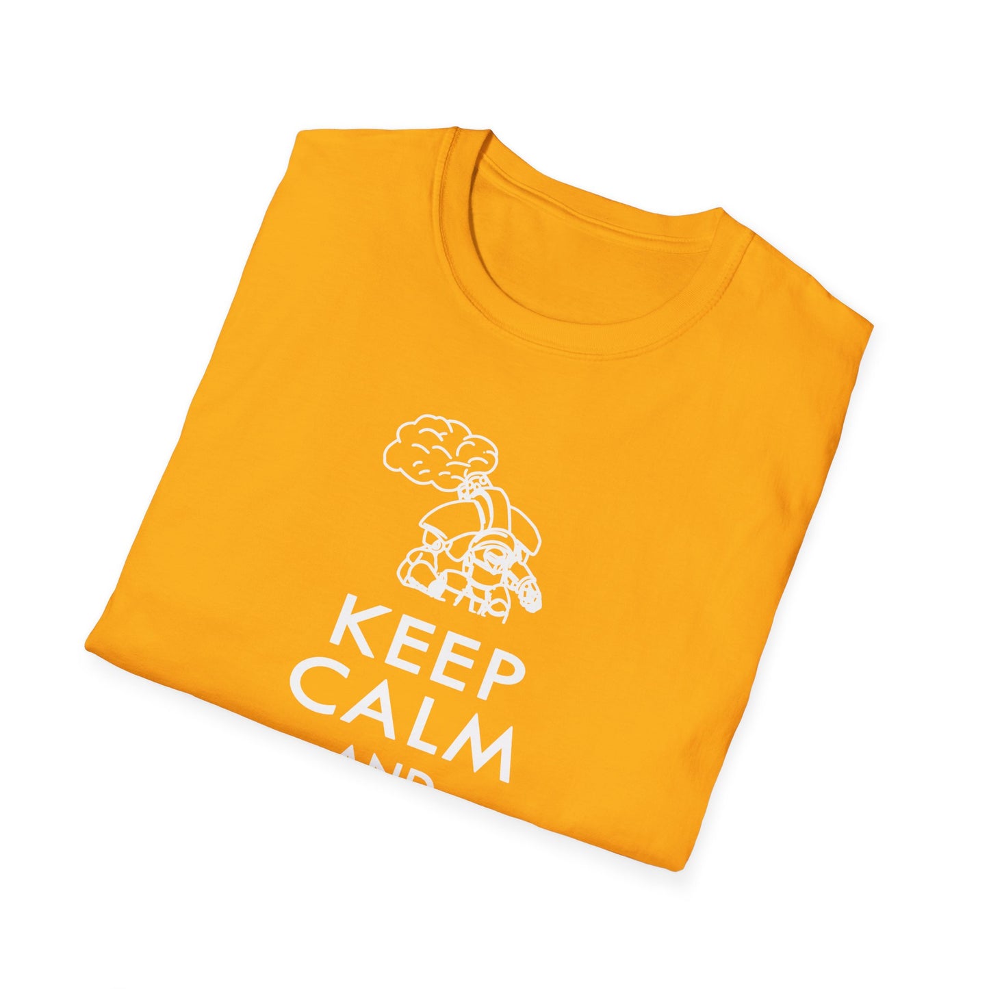 Keep Calm and Steam On - Steam Jack - Unisex Softstyle T-Shirt