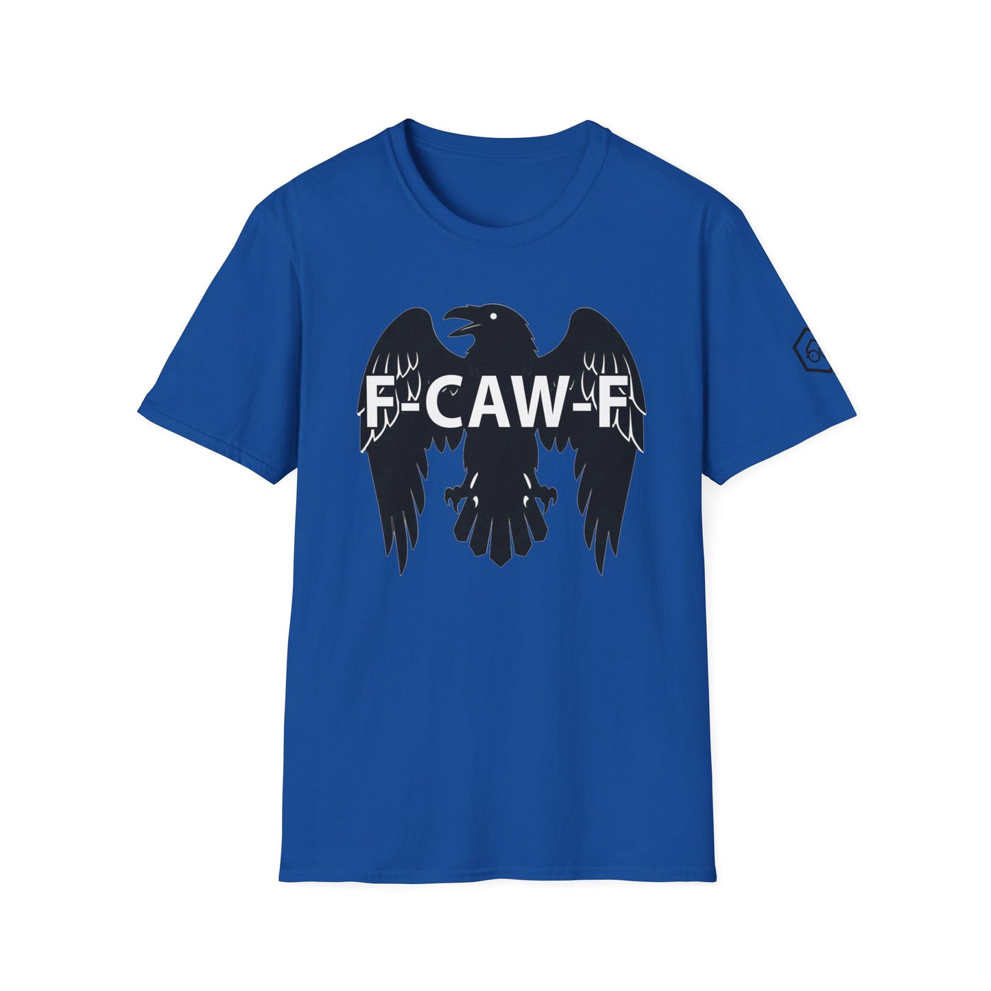 Sarcastic F-Caw-F Raven T-Shirt | Funny Crow Graphic Tee | Gothic Bird Emblem Shirt