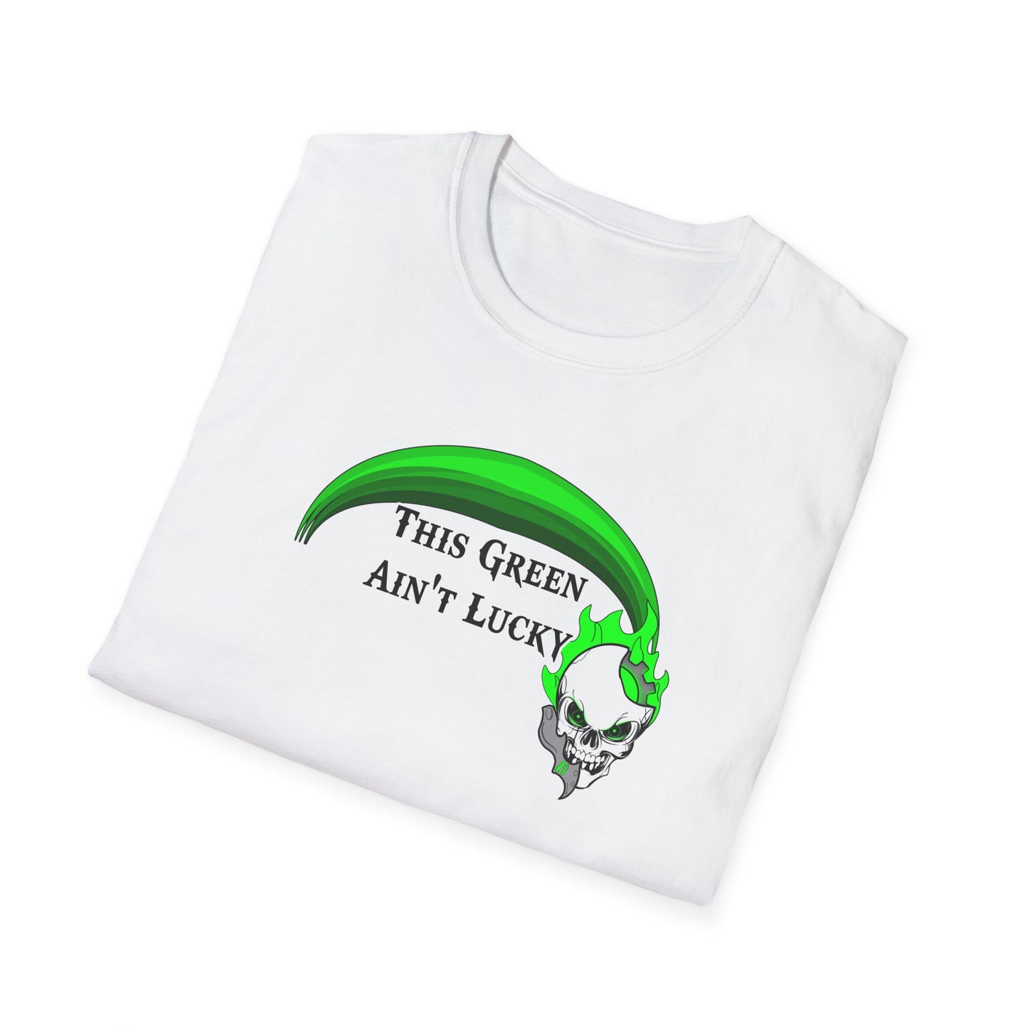 Machines of War - This Green Aint Lucky - St. Patricks Day -  Unisex Softstyle T-Shirt