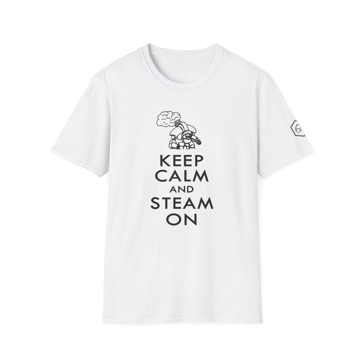 Keep Calm and Steam On - Steam Jack - Unisex Softstyle T-Shirt