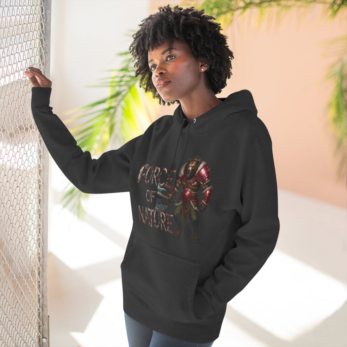 Force of Nature Fleece Hoodie | Cozy Gamer Apparel | Gift for Nerds | Perfect for Fall | Unisex Streetwear