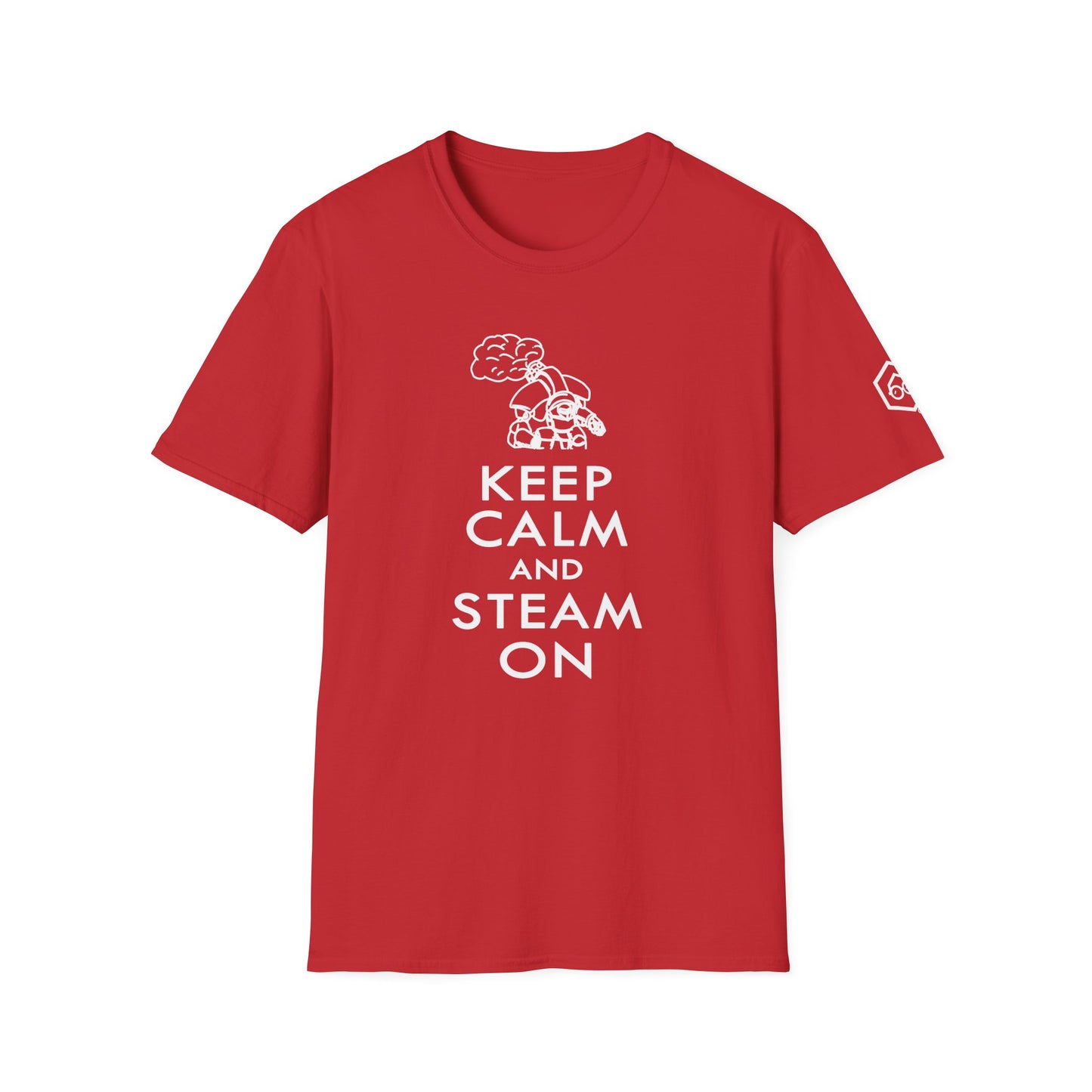 Keep Calm and Steam On - Steam Jack - Unisex Softstyle T-Shirt