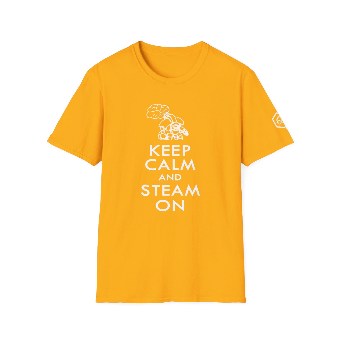 Keep Calm and Steam On - Steam Jack - Unisex Softstyle T-Shirt