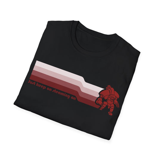 Just Keep On Steaming On - Steam Jack - Unisex Softstyle T-Shirt