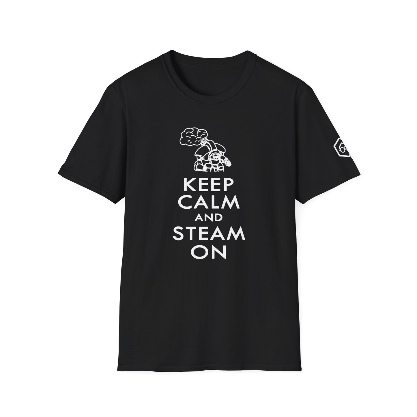 Keep Calm and Steam On - Steam Jack - Unisex Softstyle T-Shirt