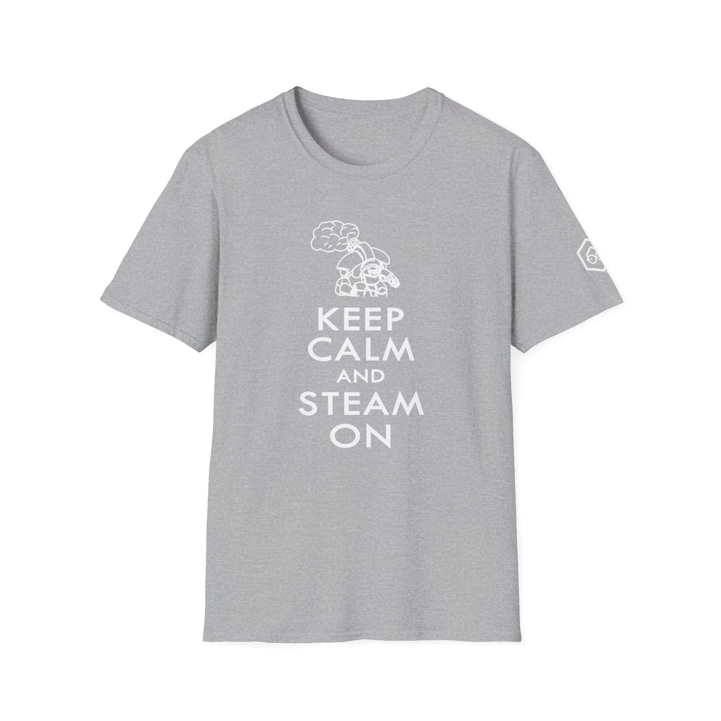 Keep Calm and Steam On - Steam Jack - Unisex Softstyle T-Shirt