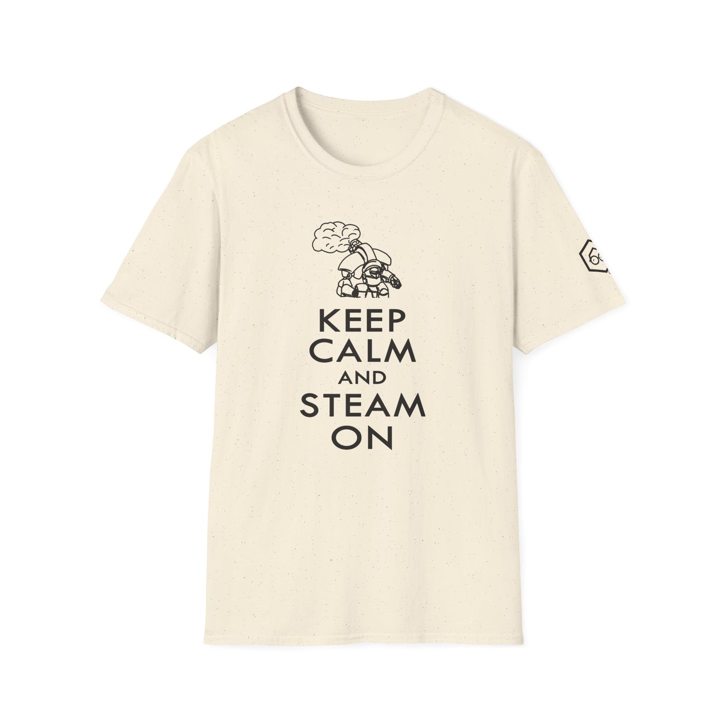 Keep Calm and Steam On - Steam Jack - Unisex Softstyle T-Shirt