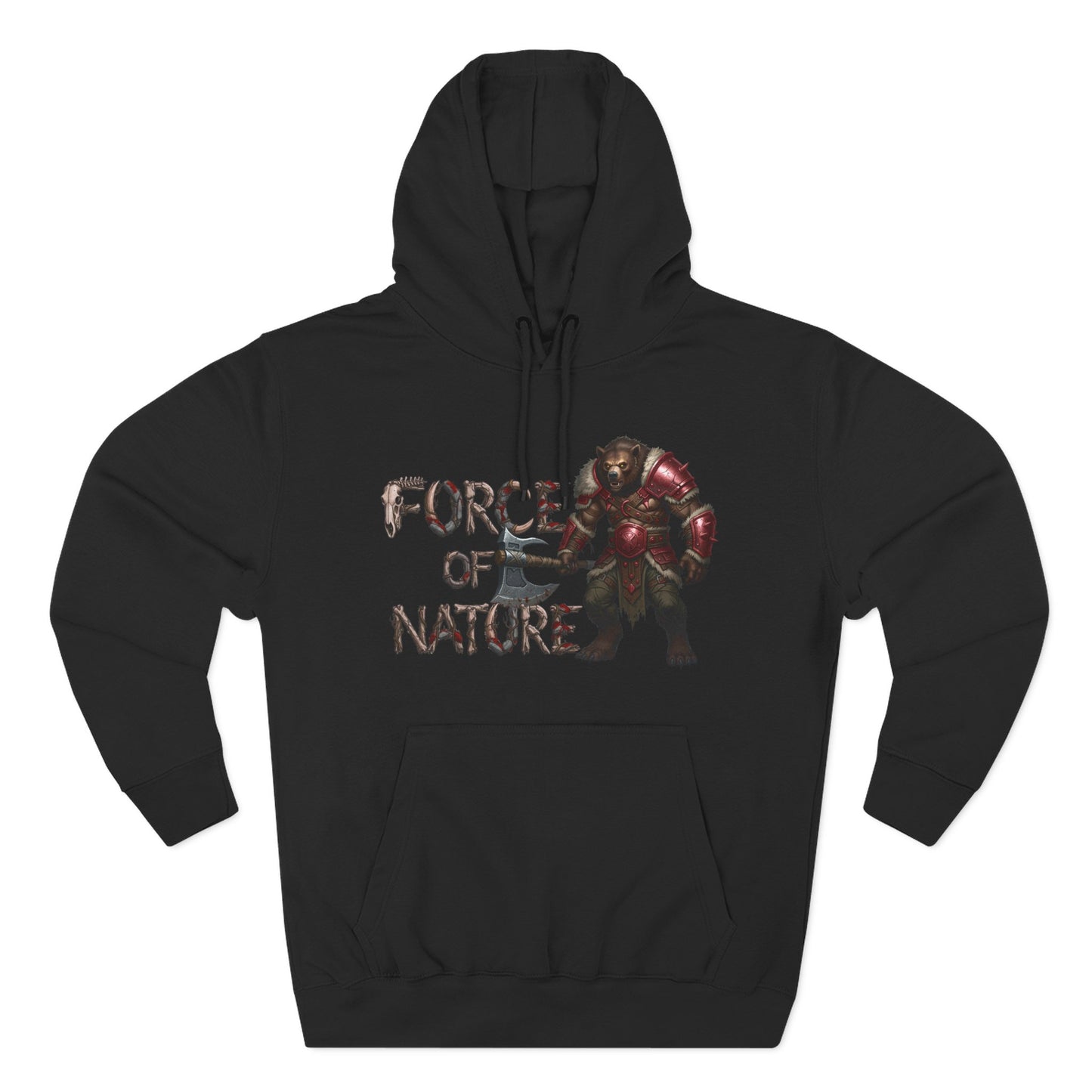 Force of Nature Fleece Hoodie | Cozy Gamer Apparel | Gift for Nerds | Perfect for Fall | Unisex Streetwear