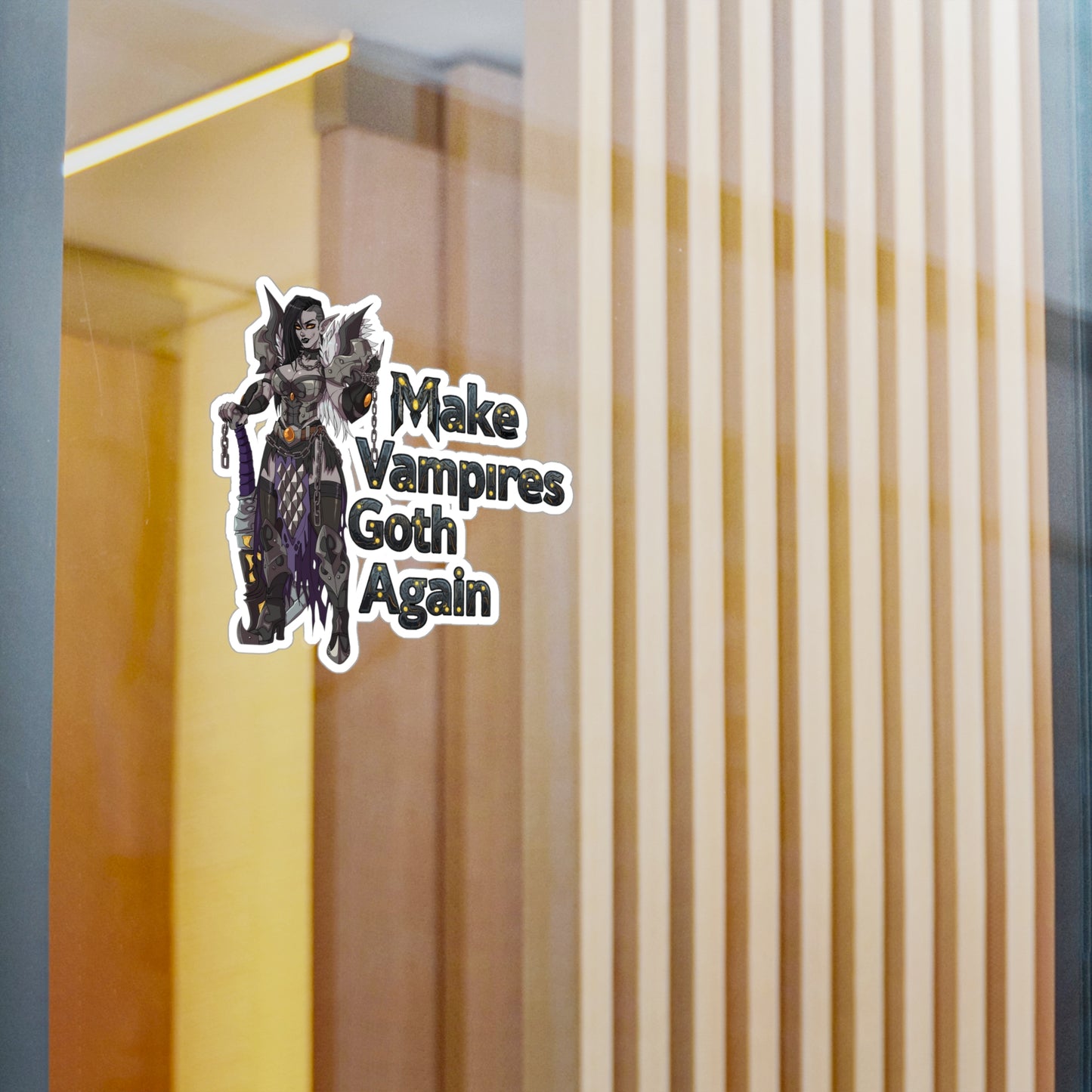 Vinyl Decal: Make Vampires Goth Again