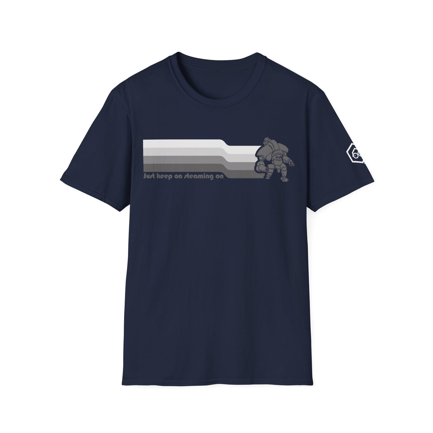 Just Keep On Steaming On - Steam Jack - Unisex Softstyle T-Shirt