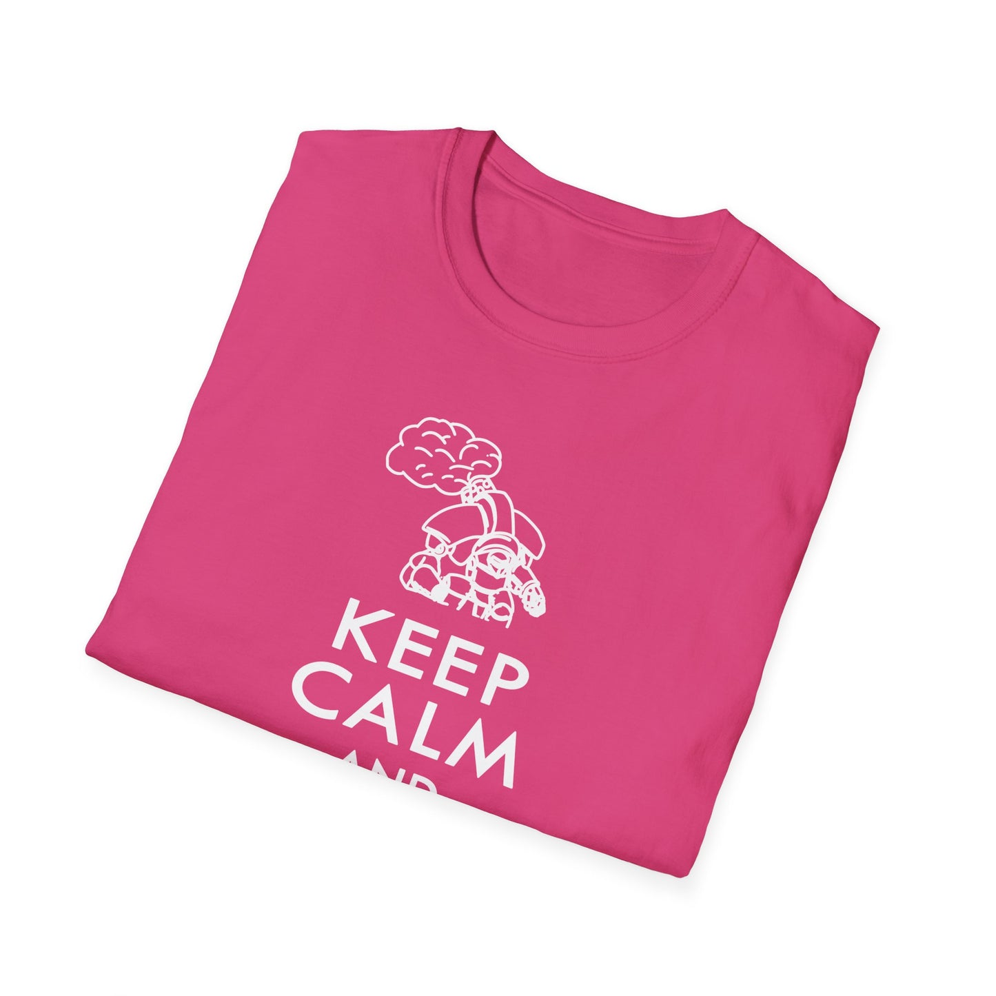 Keep Calm and Steam On - Steam Jack - Unisex Softstyle T-Shirt
