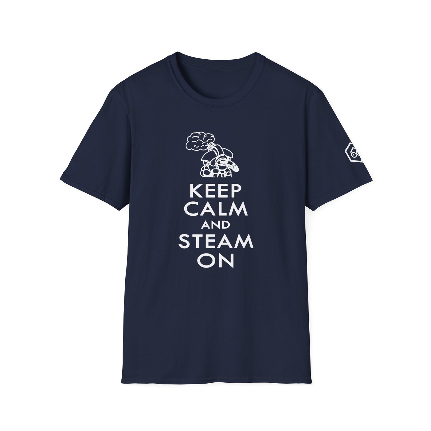 Keep Calm and Steam On - Steam Jack - Unisex Softstyle T-Shirt