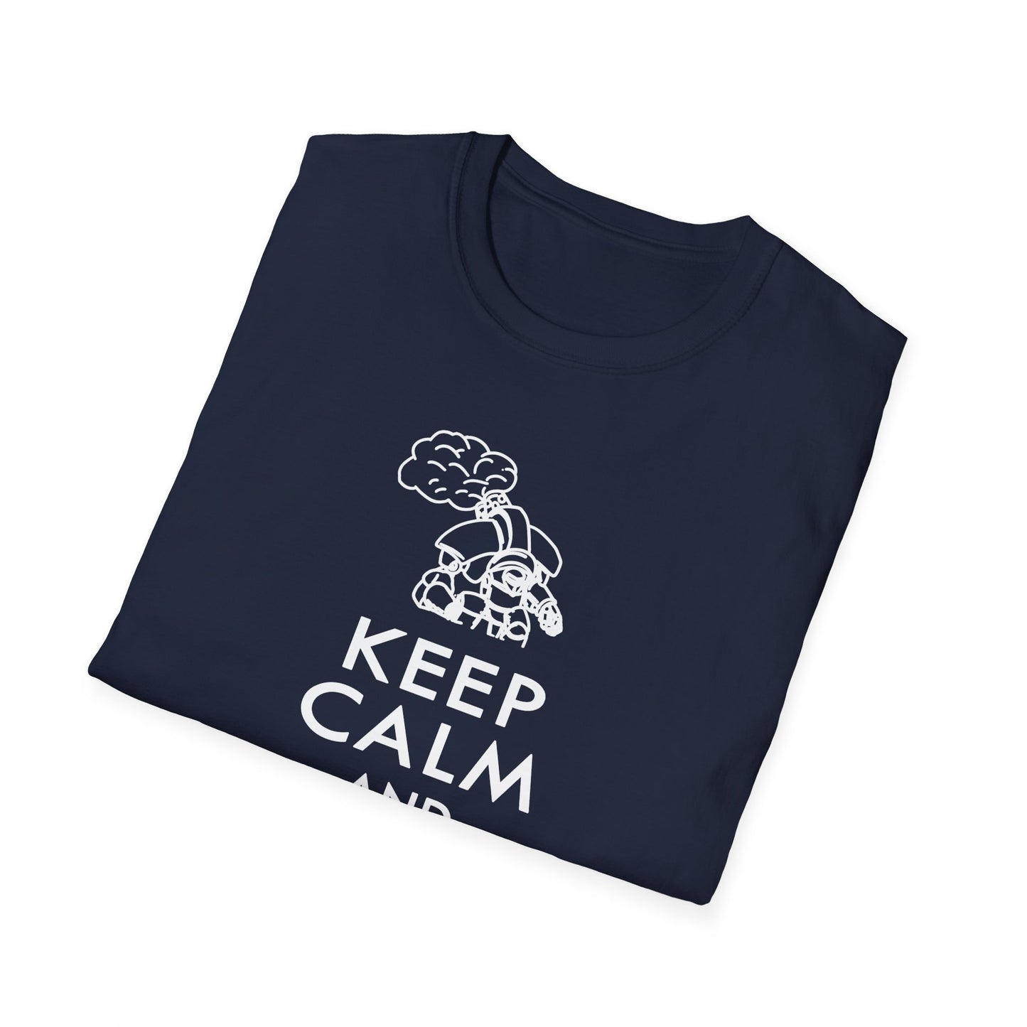 Keep Calm and Steam On - Steam Jack - Unisex Softstyle T-Shirt