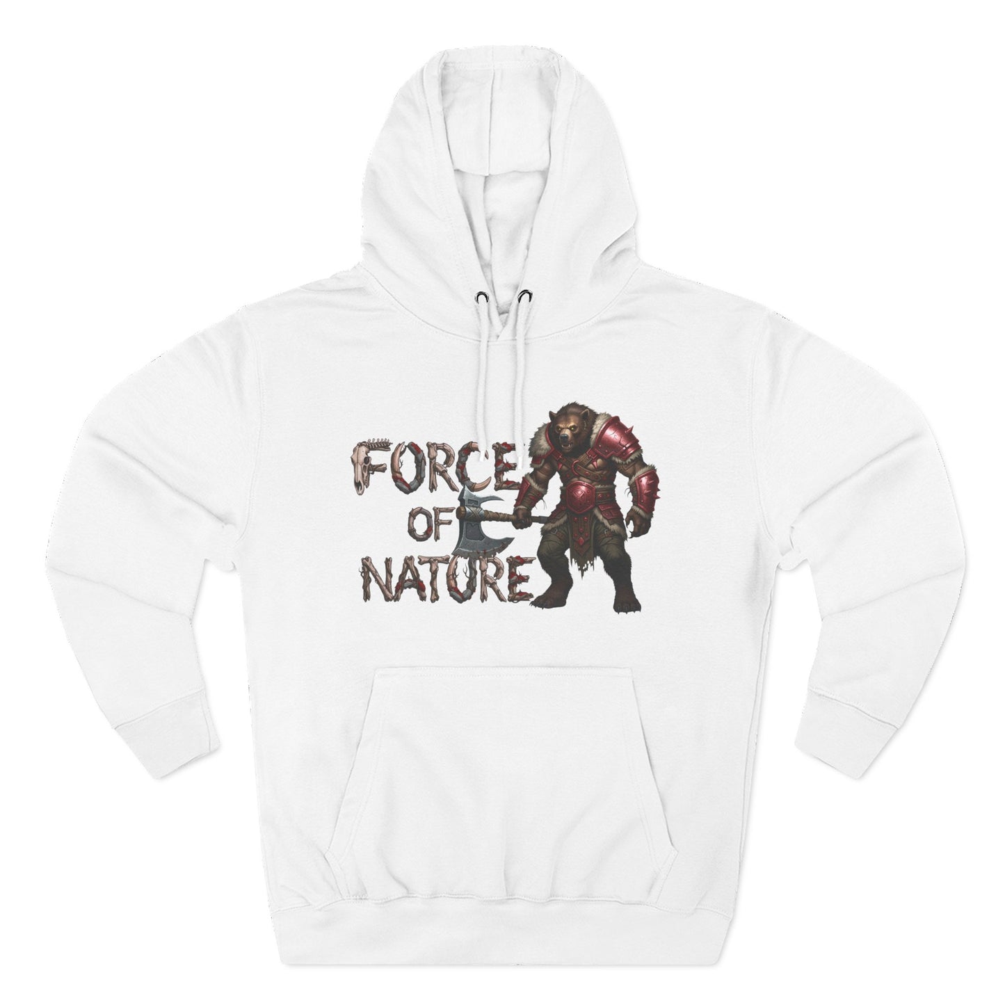 Force of Nature Fleece Hoodie | Cozy Gamer Apparel | Gift for Nerds | Perfect for Fall | Unisex Streetwear