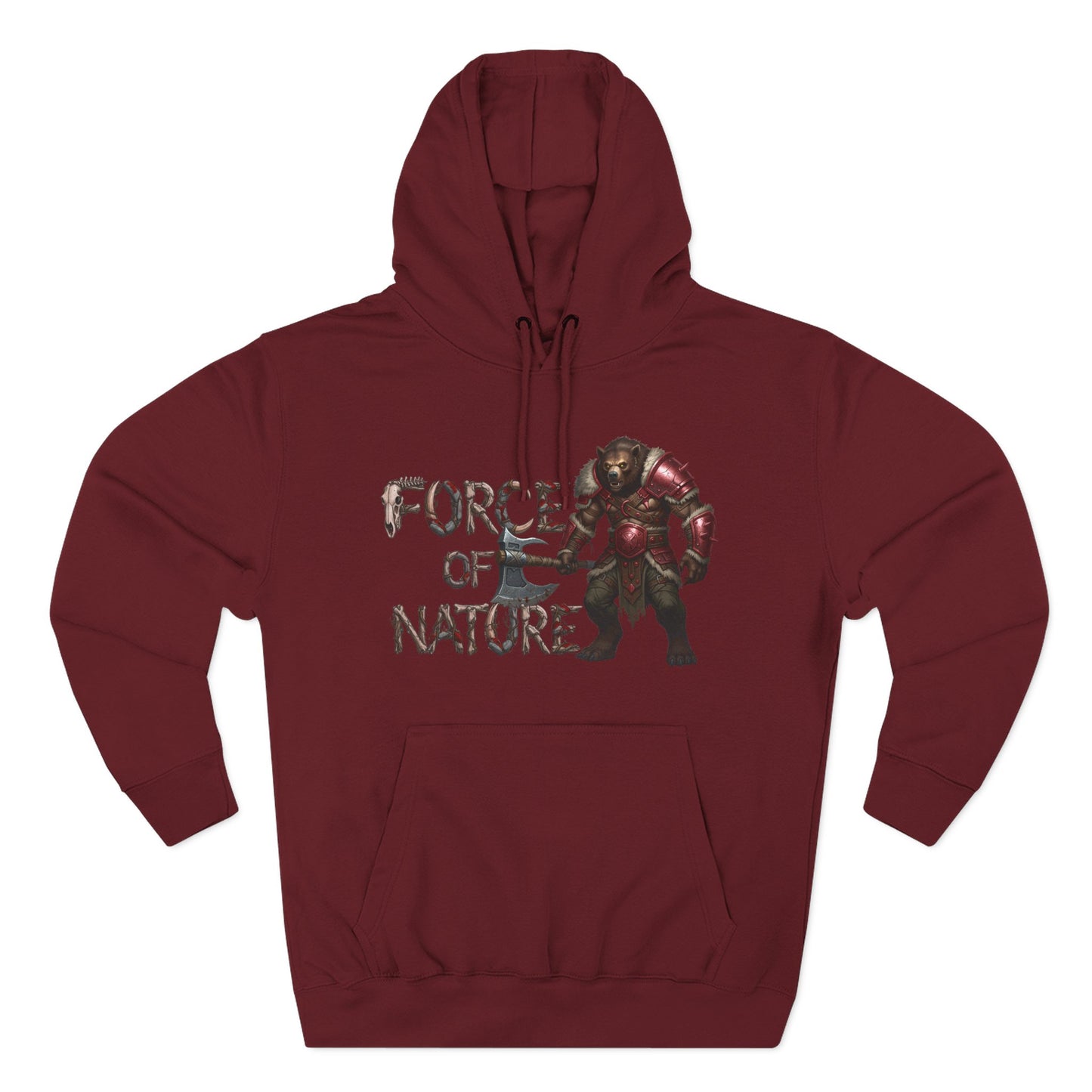 Force of Nature Fleece Hoodie | Cozy Gamer Apparel | Gift for Nerds | Perfect for Fall | Unisex Streetwear