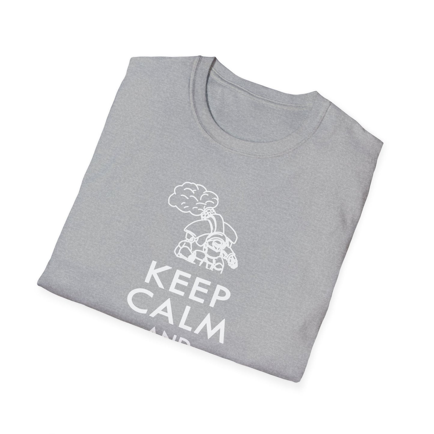 Keep Calm and Steam On - Steam Jack - Unisex Softstyle T-Shirt