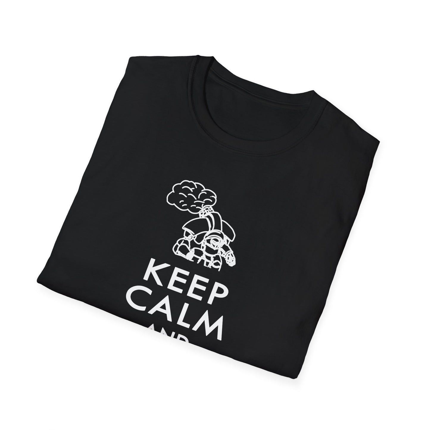 Keep Calm and Steam On - Steam Jack - Unisex Softstyle T-Shirt