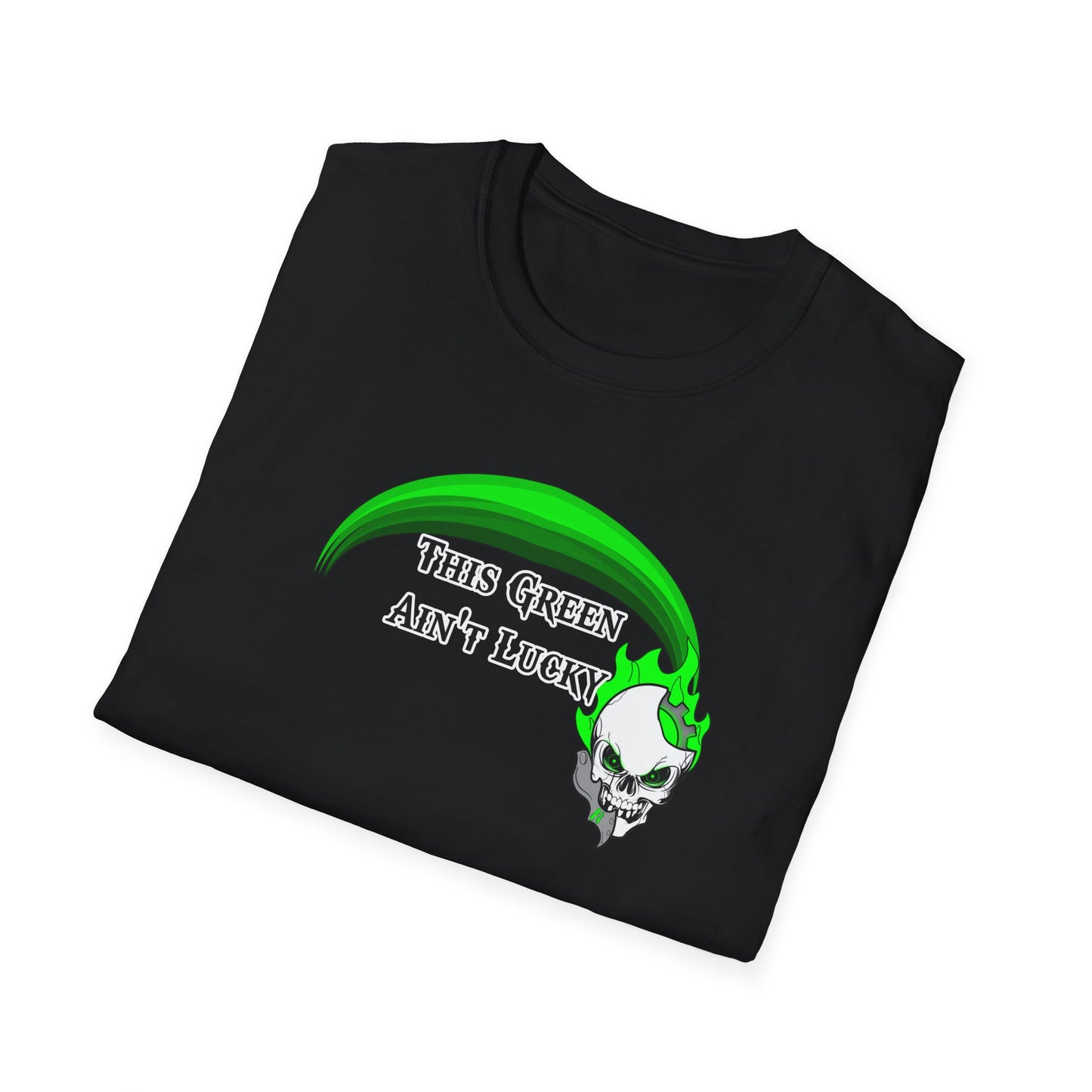 Machines of War - This Green Aint Lucky - St. Patricks Day -  Unisex Softstyle T-Shirt