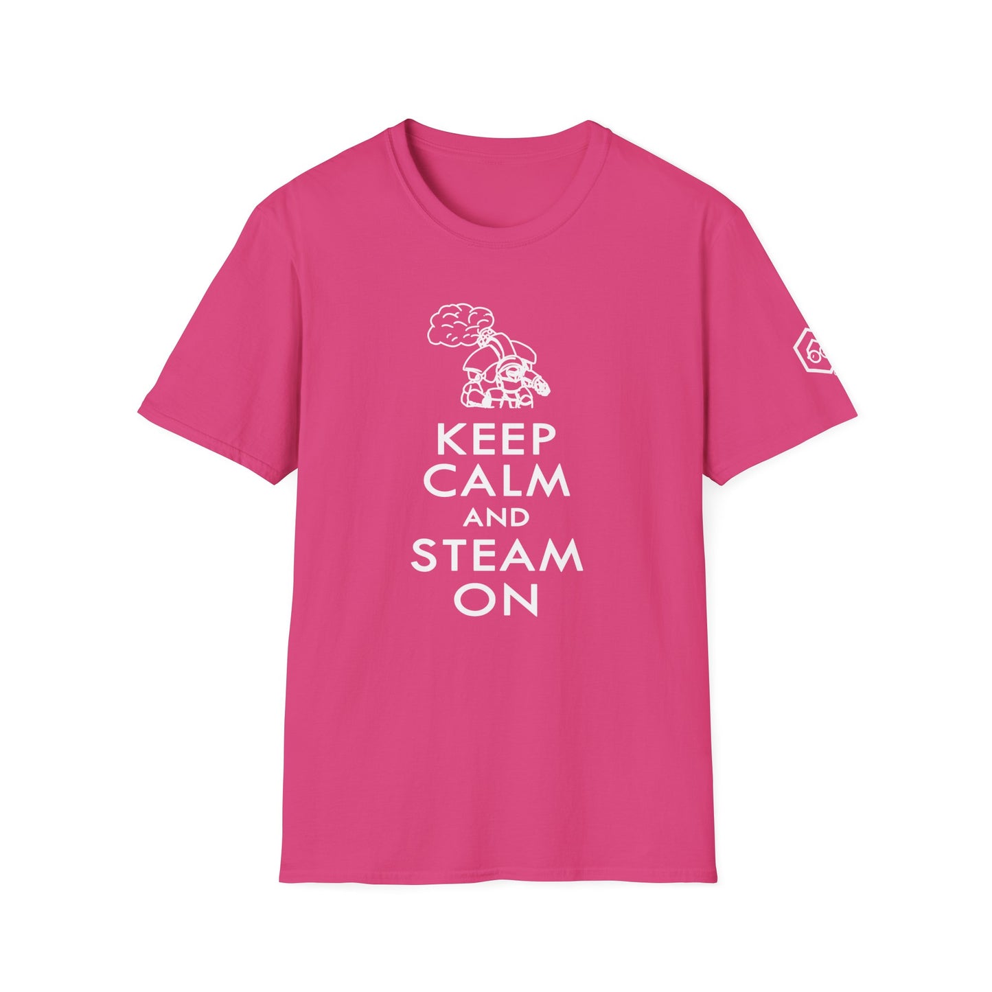 Keep Calm and Steam On - Steam Jack - Unisex Softstyle T-Shirt