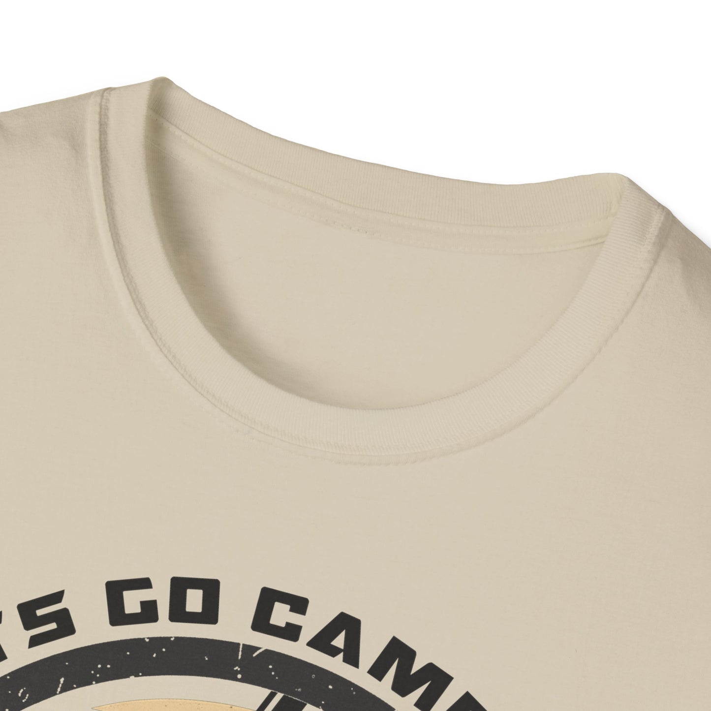 Retro Lets Go Camping Space Drop Pod Unisex T-Shirt