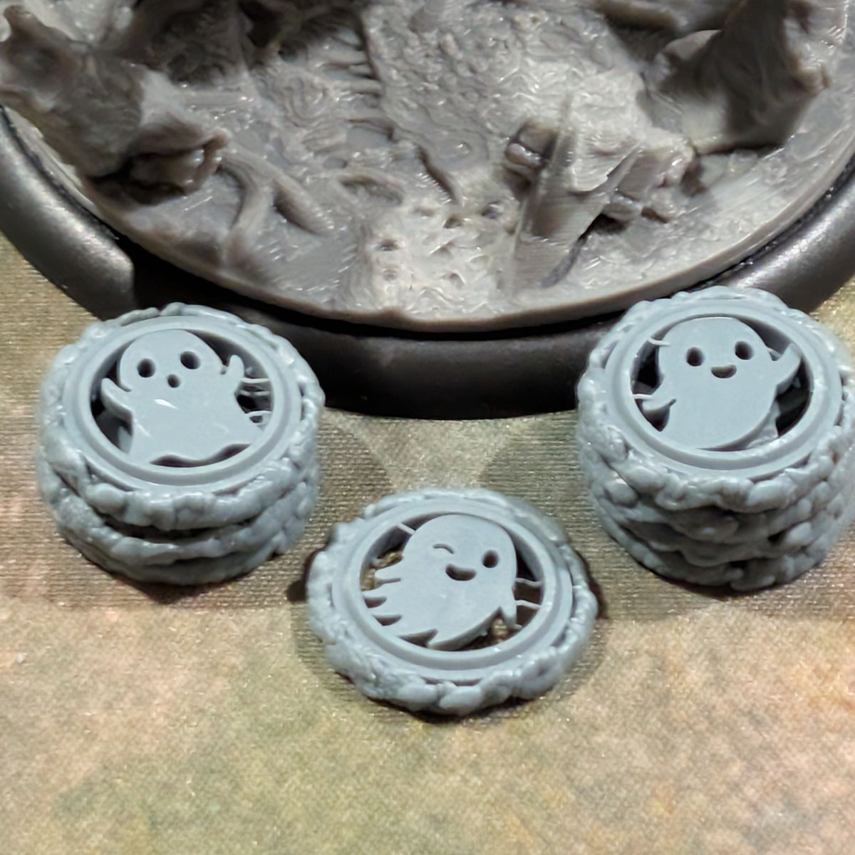 Stackable Resin Soul & Corpse Tokens | Tabletop Wargaming Resource Trackers (10 pcs)