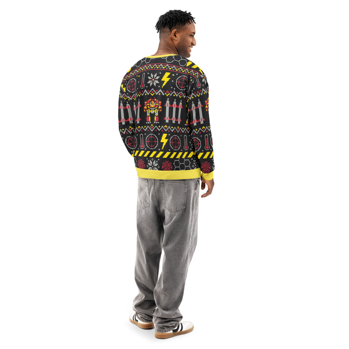 "All Systems Nominal" All-Over Print Holiday Crewneck Sweatshirt