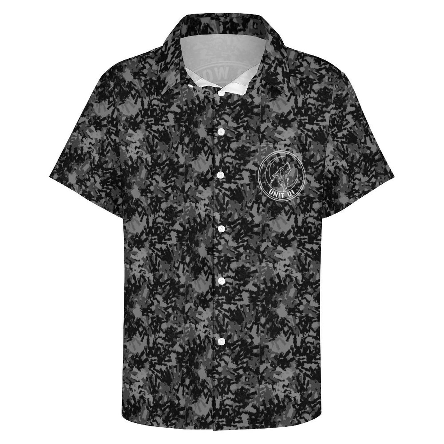 Covert Mech Camo Button-Up - Mercenary Command