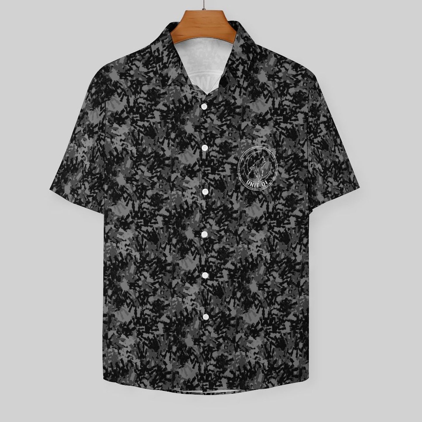 Covert Mech Camo Button-Up - Mercenary Command